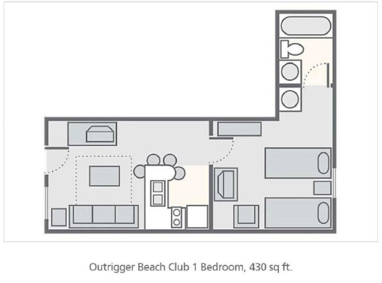 One Bedroom Condo Ocean View Outrigger Ормонд Бич Экстерьер фото